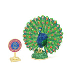 Magic Peacock with Anti-Burglary Plaque