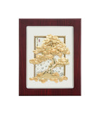 24K Gold-Plated Wealth Tree Plaque