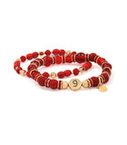 Lucky 9 Fire Element Bracelets (Set of 2)