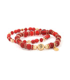 Lucky 9 Fire Element Bracelets (Set of 2)