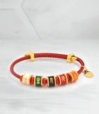 Five Element Balancing Bracelet with Red String