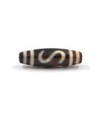 Rare Money Hook Eye Dzi Bead