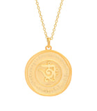 Gold Dragon Medallion Necklace