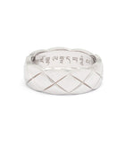 White Dzambala's Mantra Ring