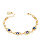 Anti Evil Eye Bracelet (Gold)