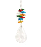 Facetted Crystal Drop - Colourful